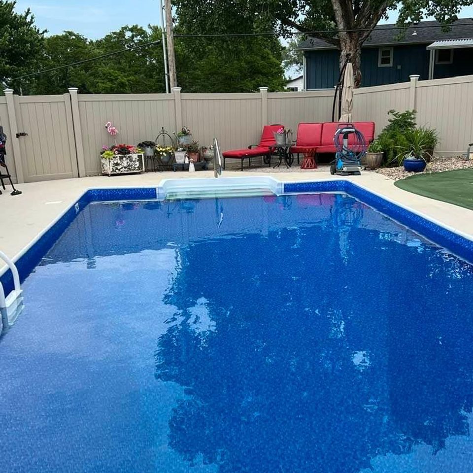 Inground liner replacement  after