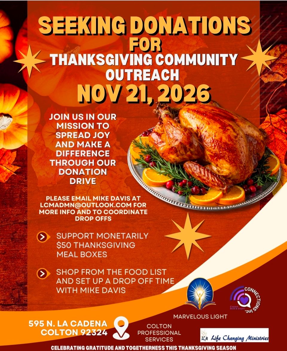 Thanksgiving outreach flyer 2026