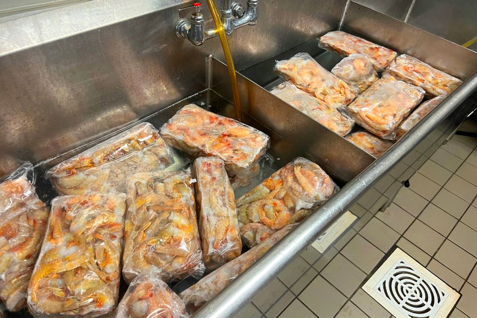 Ser shrimp feed prep 2