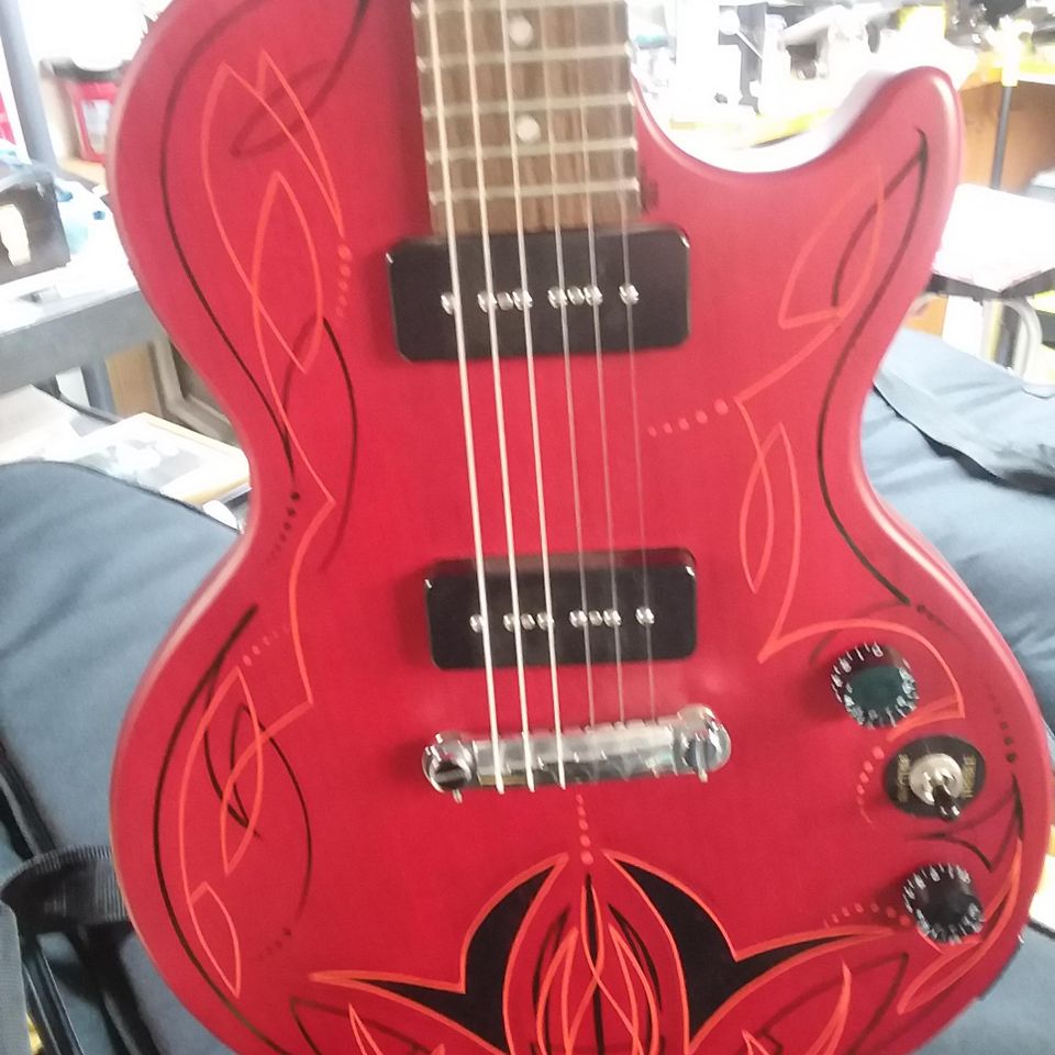 Creative custom pinstriping design and artistic projects created by Skeeter's Grafix.