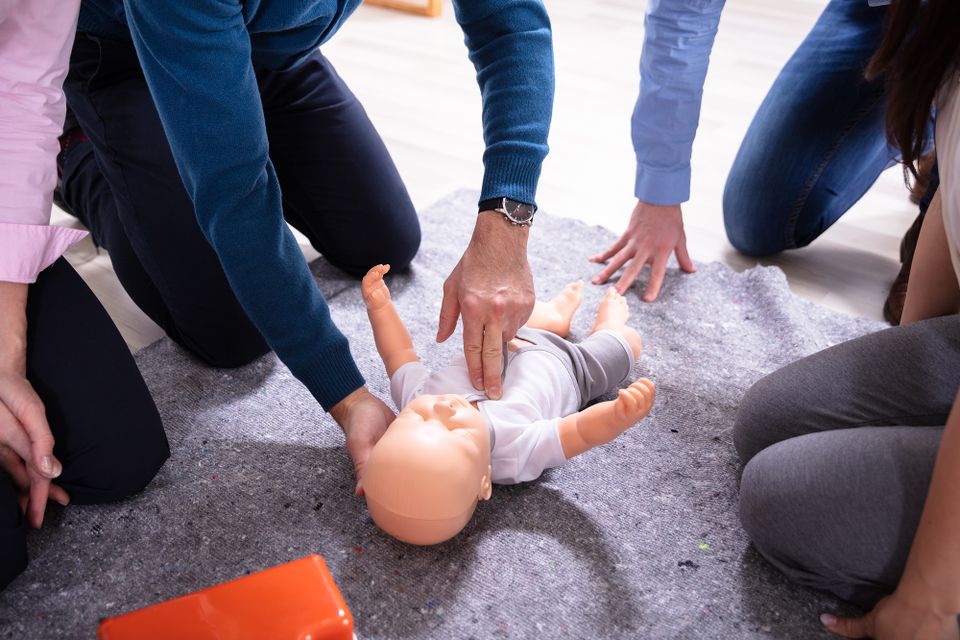 Infant child CPR