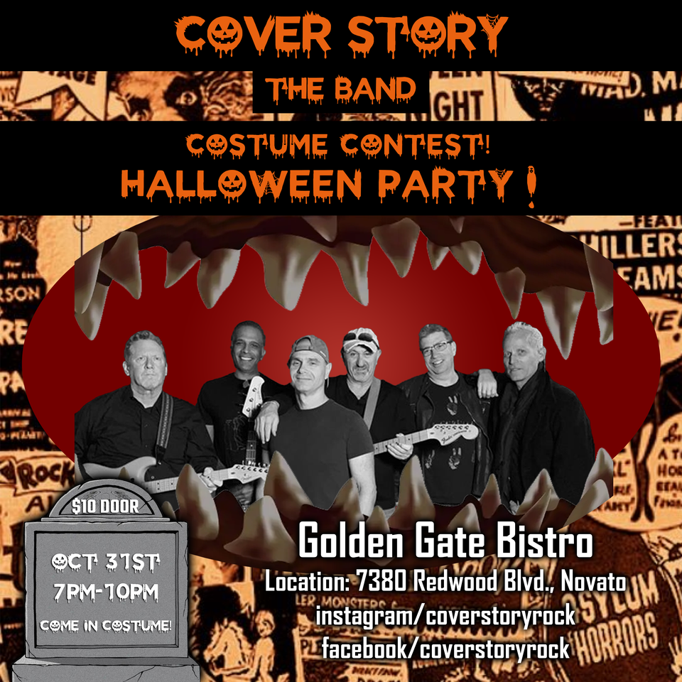 Cover Story Halloween Party Poster