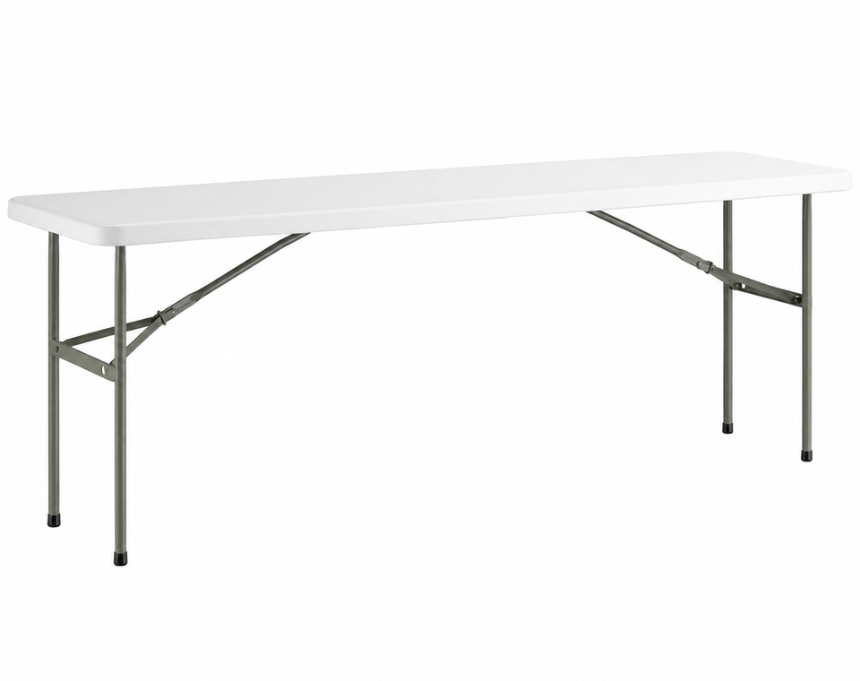 8' plastic table