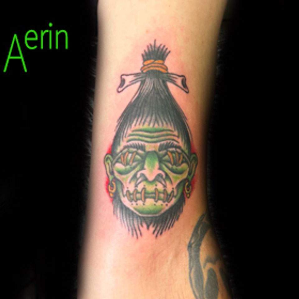 Aerin shrunken head