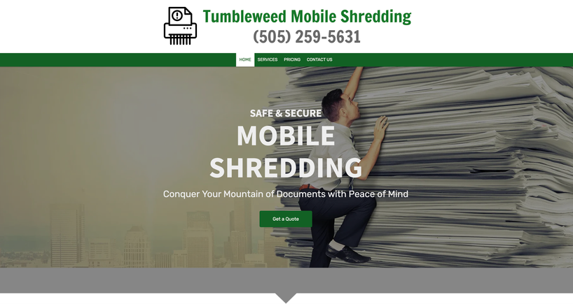 Tumbleweed website