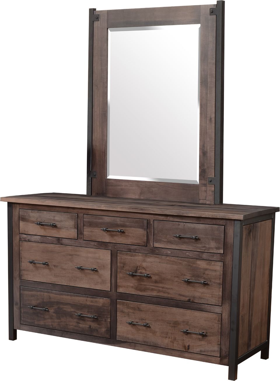 Mbed structura collection dresser with mirror