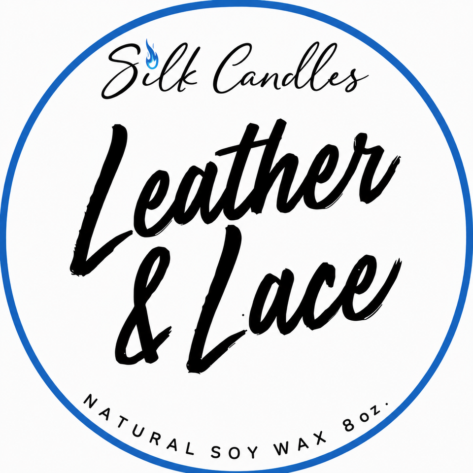 Leather   lace label  soy