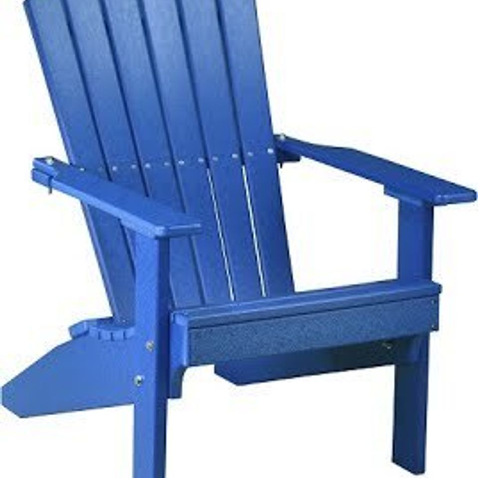 Sunrise poly lawn   hardwood furniture   paden  oklahoma   luxcraft collection   lac lakeside adirondack chair blue20180515 12478 7cymul