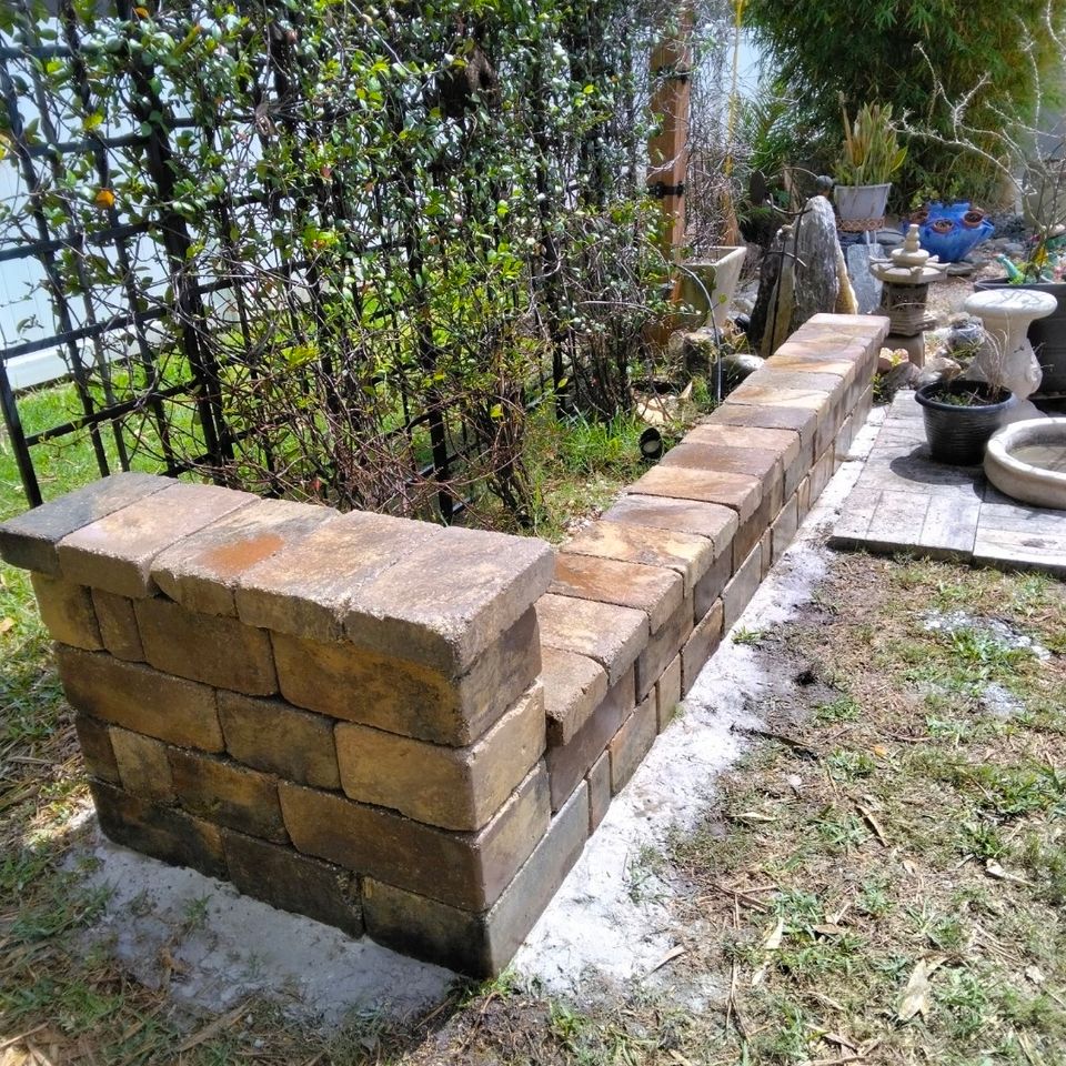Paver project in the works, done by 3D Exterior Solutions of Volusia County Florida
