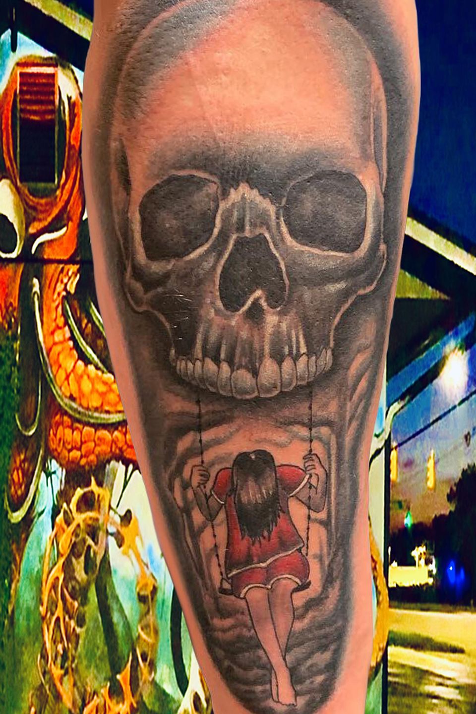 Josh girl skull swing