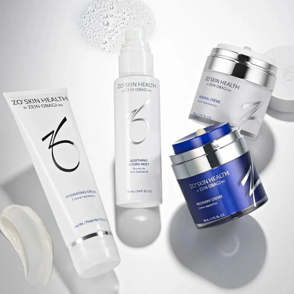 ZO Skin Health hydrating and recovery skincare products at Marjan Spa Fair Oaks CA