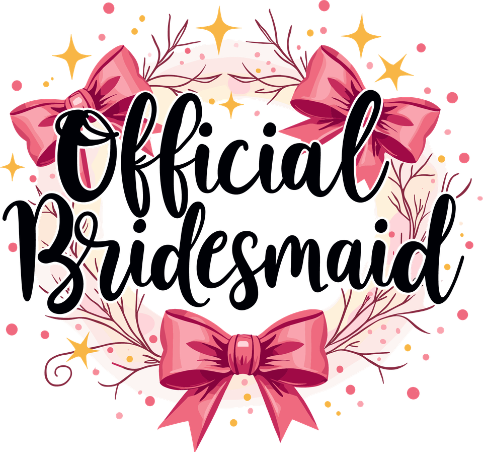 Wedding   official bridesmaid 244