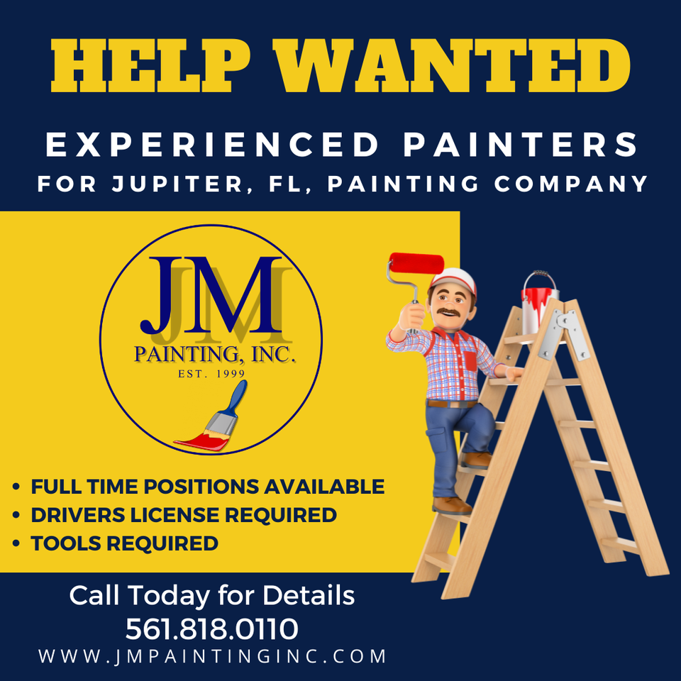 Jm painting help wanted