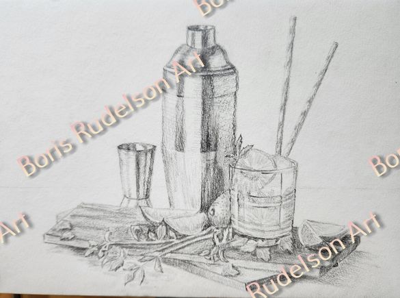 Pencil. Cocktail Set