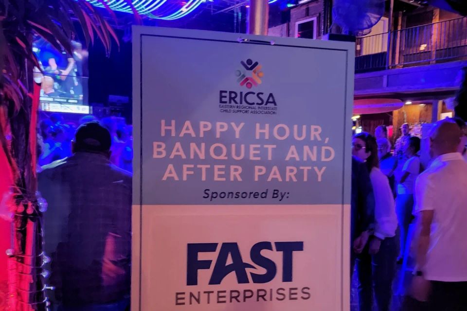 Fast enterprise signage for their corporate event by Carpe Diem Events.