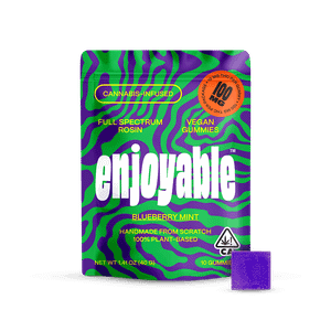 1686594977 enjoyable cannabis fsrosin vegangummies blueberrymint 100 mock