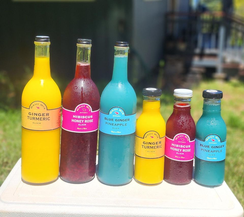 Maui mixer bottles