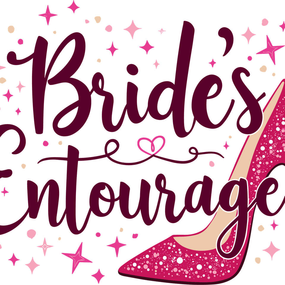 Wedding   bride’s entourage 241