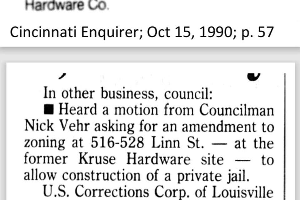 1990 nov newspaper zoning change request
