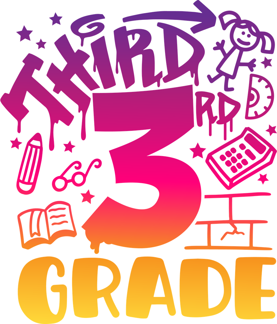 School   3rd grade girl color