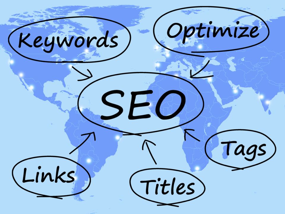 Seo diagram shows use of keywords links titles and tags zkr8e7do20160324 9069 llsw7i