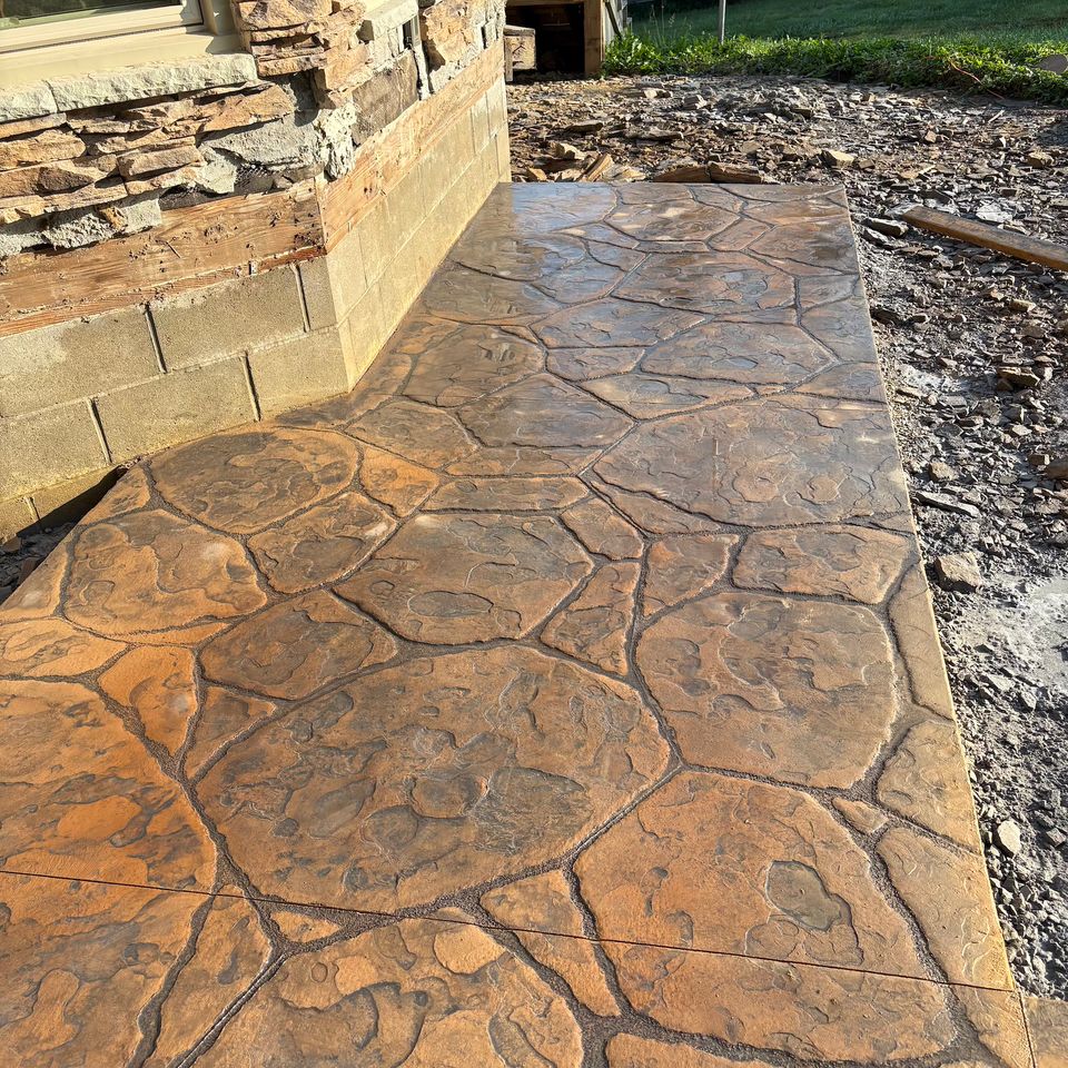 Stamped concrete ohio fahner