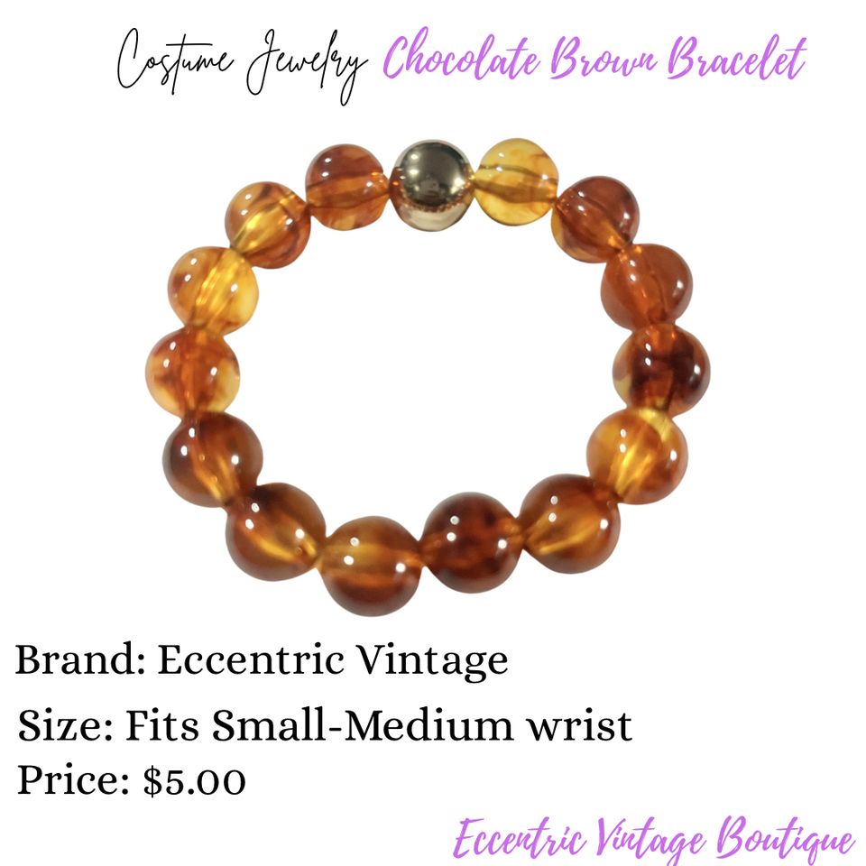 Chocolate brown bracelet