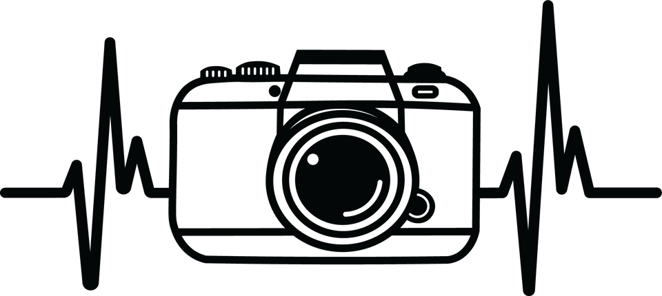 Profession   photographer heartbeat with camera 26