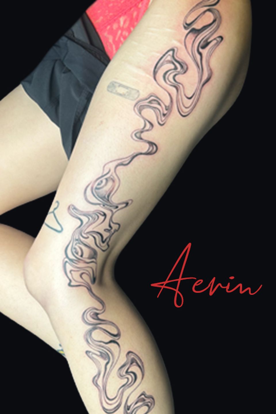 Aerin abstract design leg