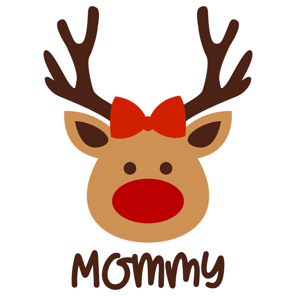 Seasons   christmas family mommy reindeer