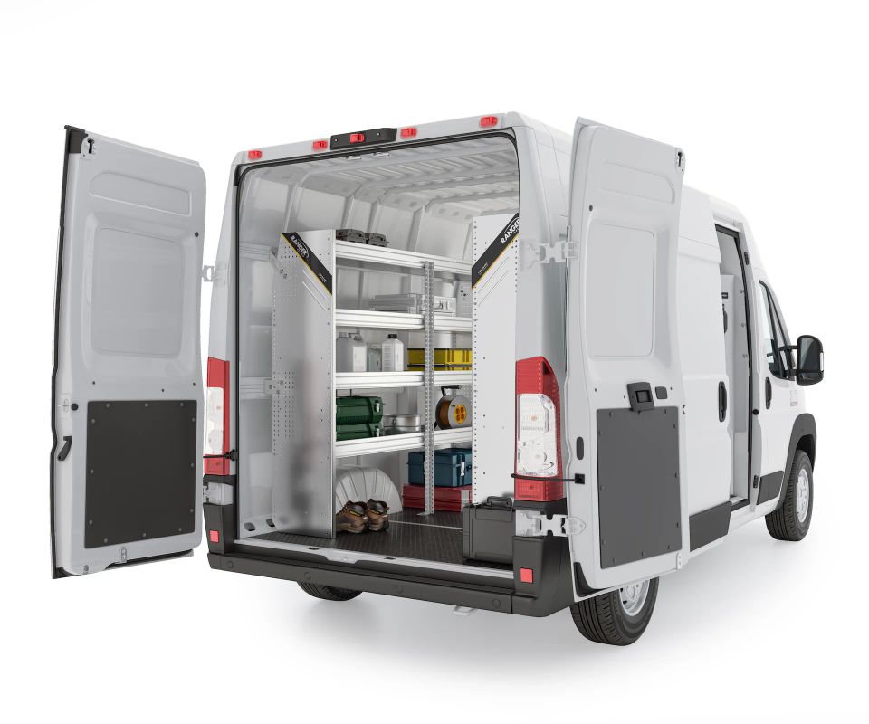 Ram promaster aluminum van shelving n5 ra72 48 view 2