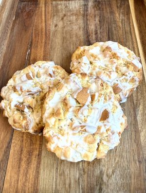 Banana cookie from Bella Boo Ice cream and snowballs.