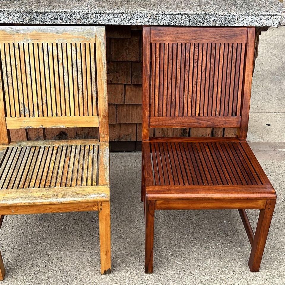 Staining Before and After Shot