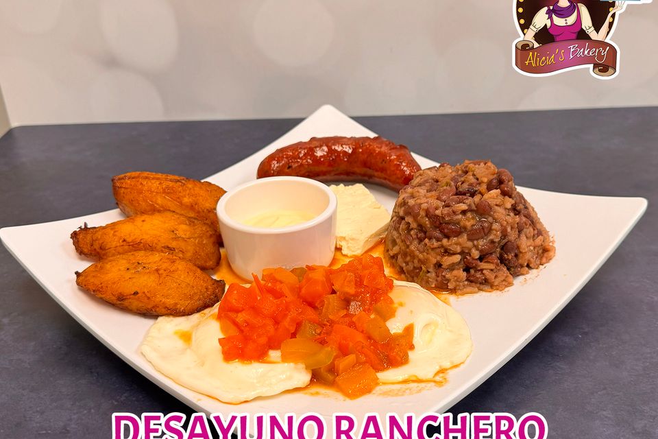 Alicias bakery katy desayuno ranchero menu