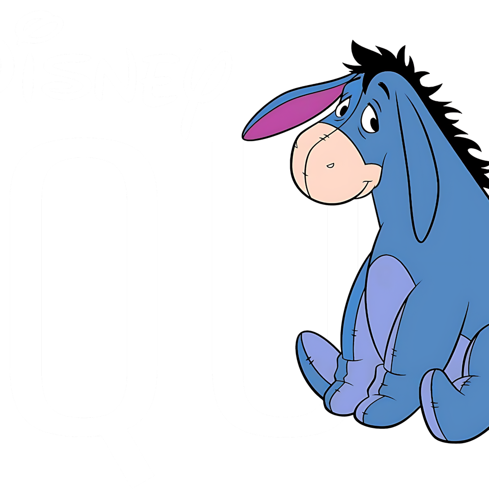 Bby   0135 baby   winnie the pooh disney squad eeyore white ltrs