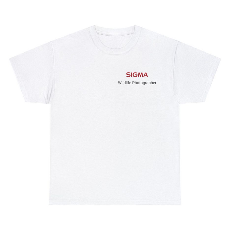 Sigma wildlife Photographer t-shirt for Sigma photographers