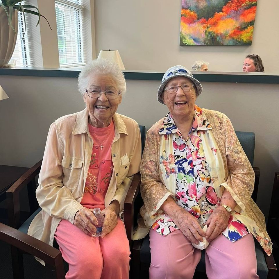 Friends in a Doctor's Waiting Room 