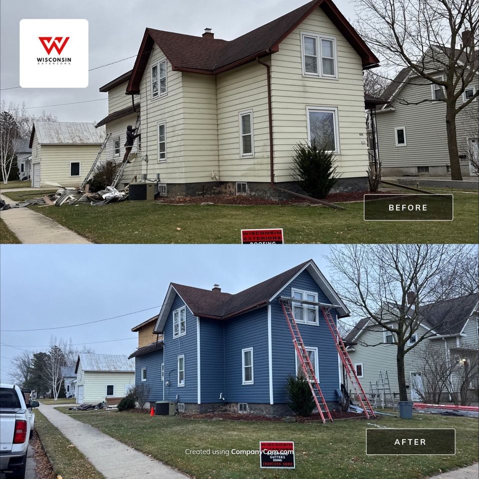 Vinyl siding replacement neenah wi installation norandex cedar knolls 