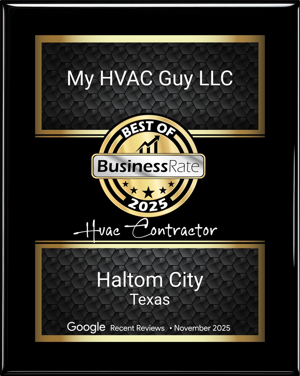 My hvac guy llc plaque