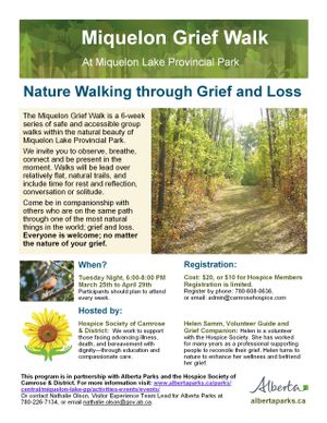 Miquelon grief walk poster 1