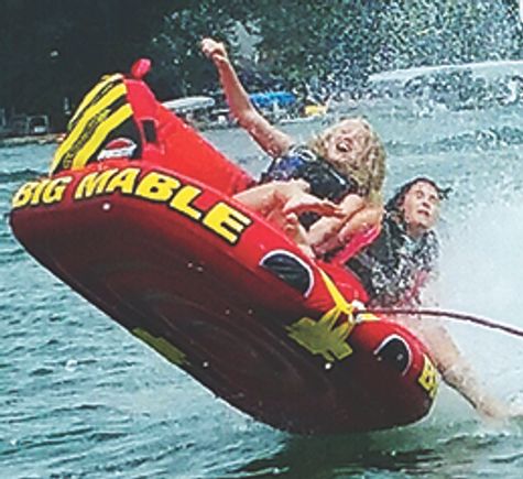 Syracuse lake action shot from pati in goshen office l to r rachel and lilly 
