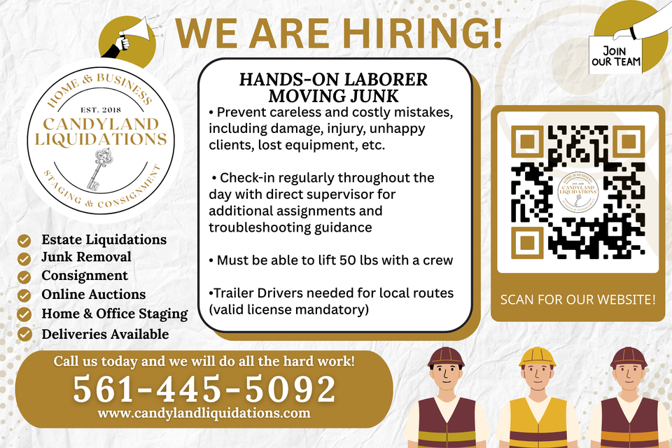 Canyland liquidations now hiring 2