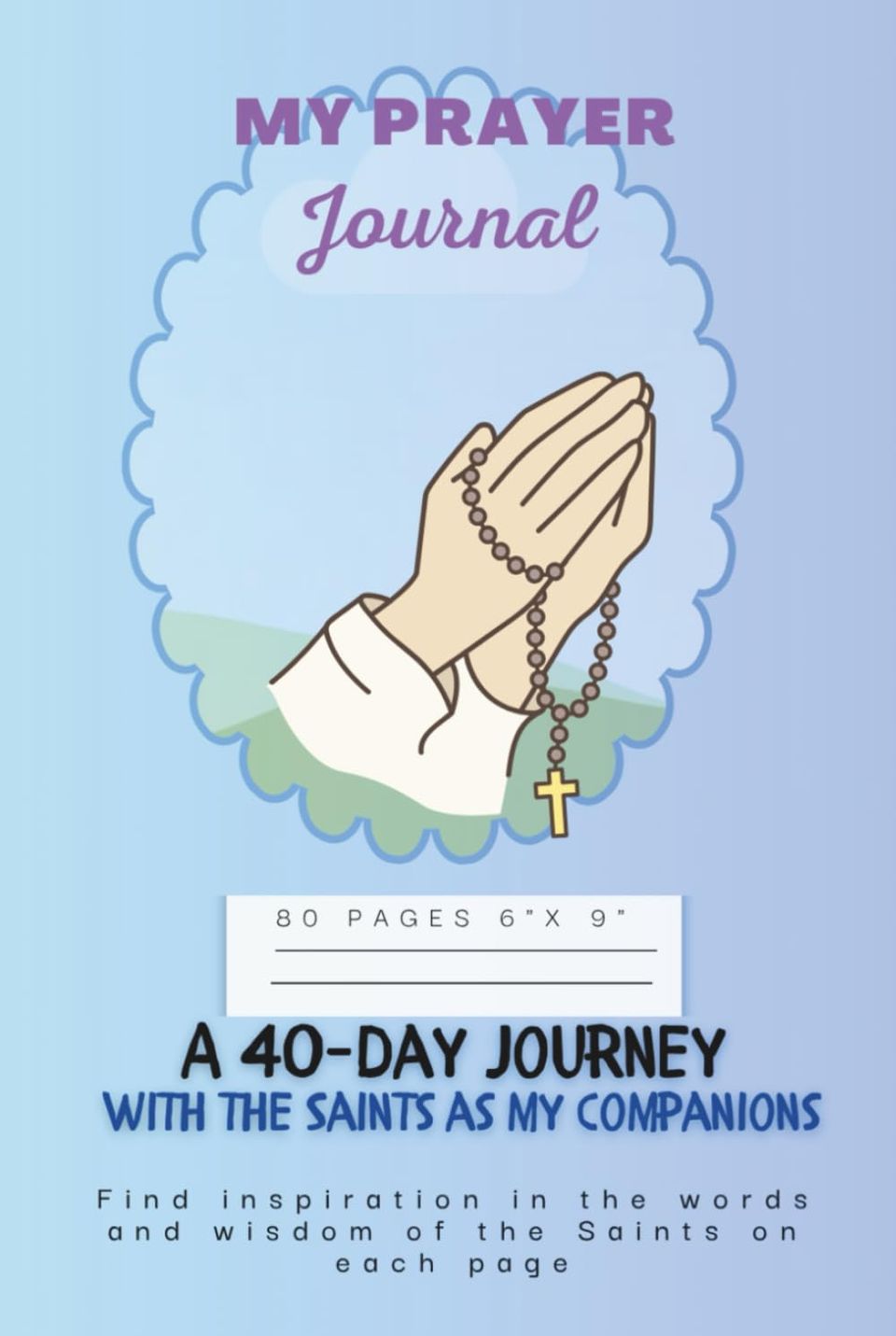 Journal with saints