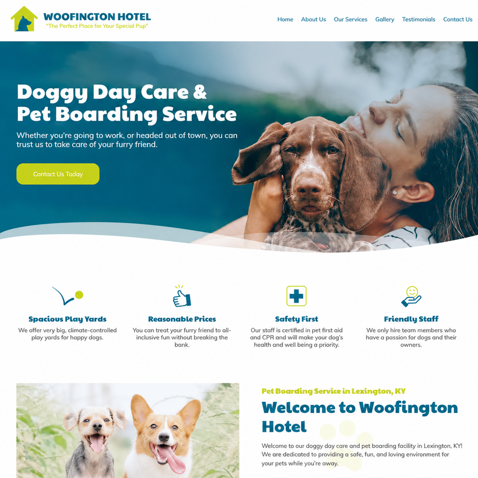 Woofington hotel