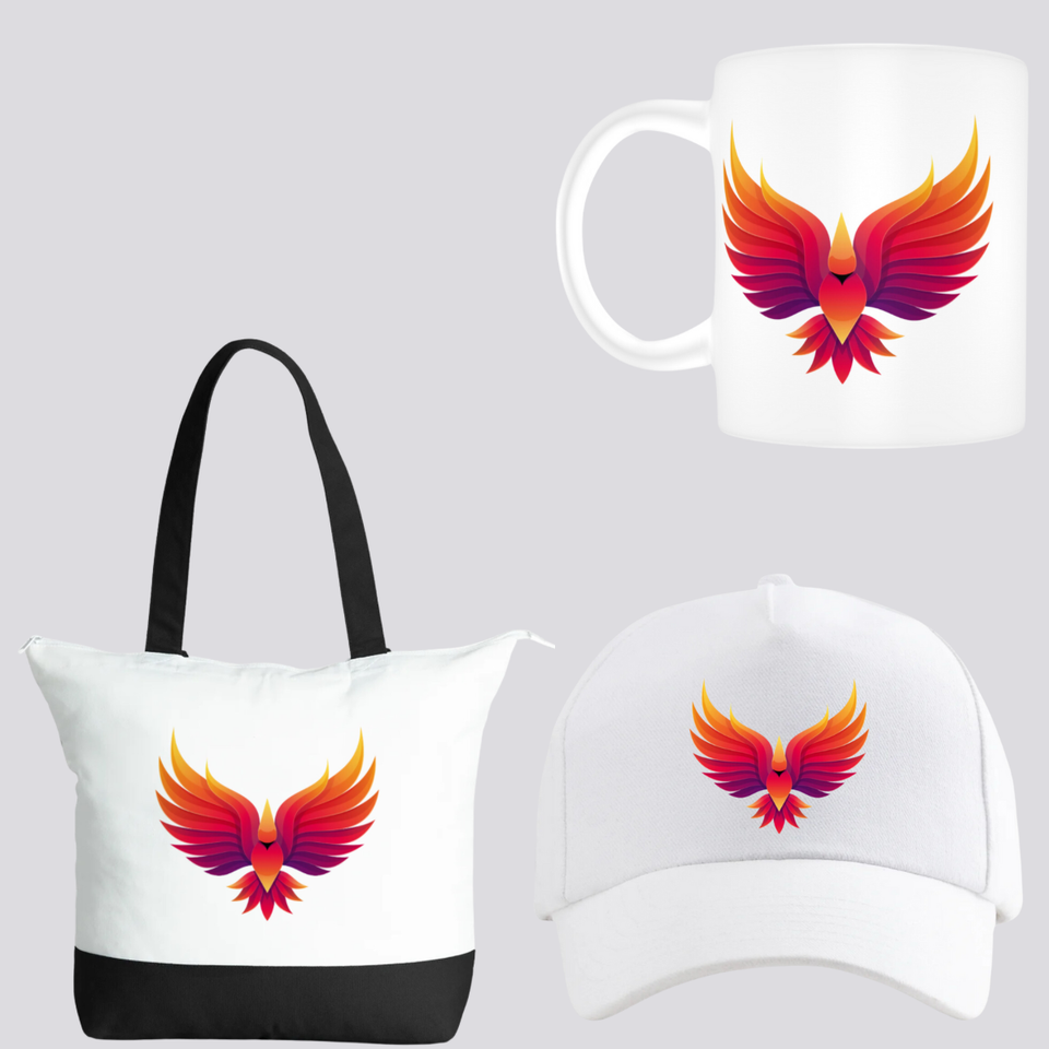 Phoenix sets tote bag  mugs   caps   3