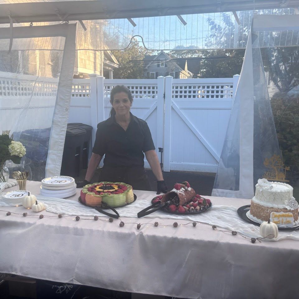 alt="The Party Savers Staff - Bartending and Waitressing at a 50th Wedding Anniversary"