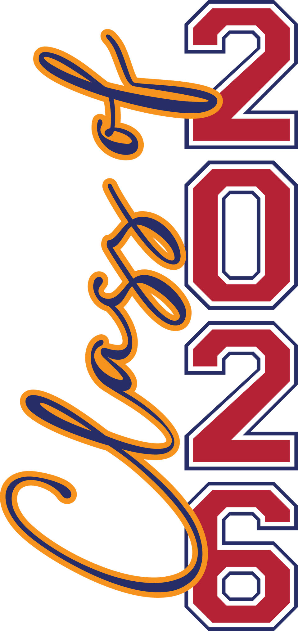 School   class of 2026 front red