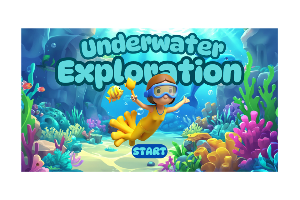 Underwater exploration   kids interactive quiz game