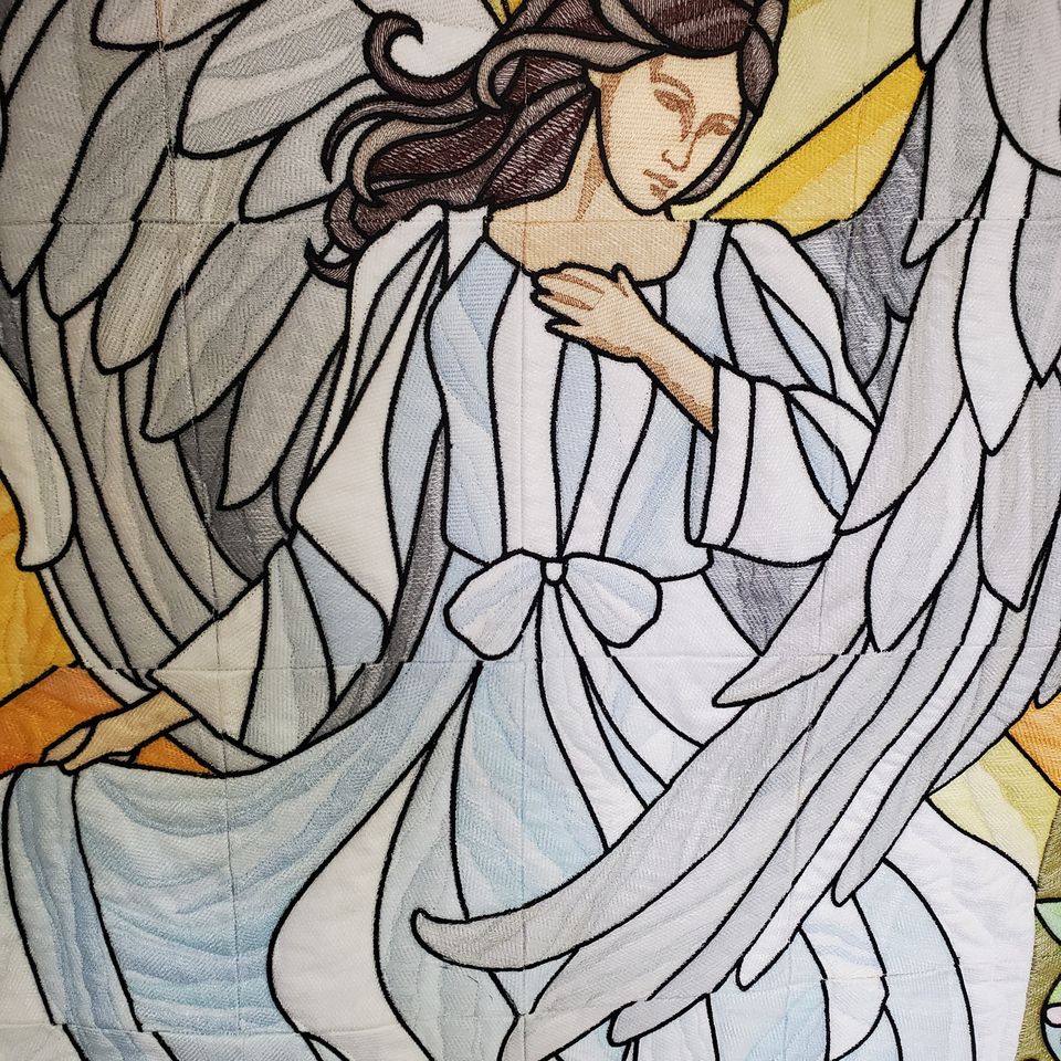 Angel close up