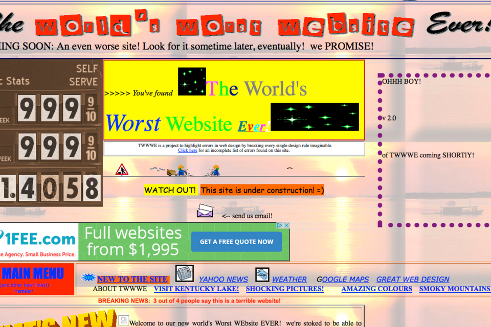 Worst website ever